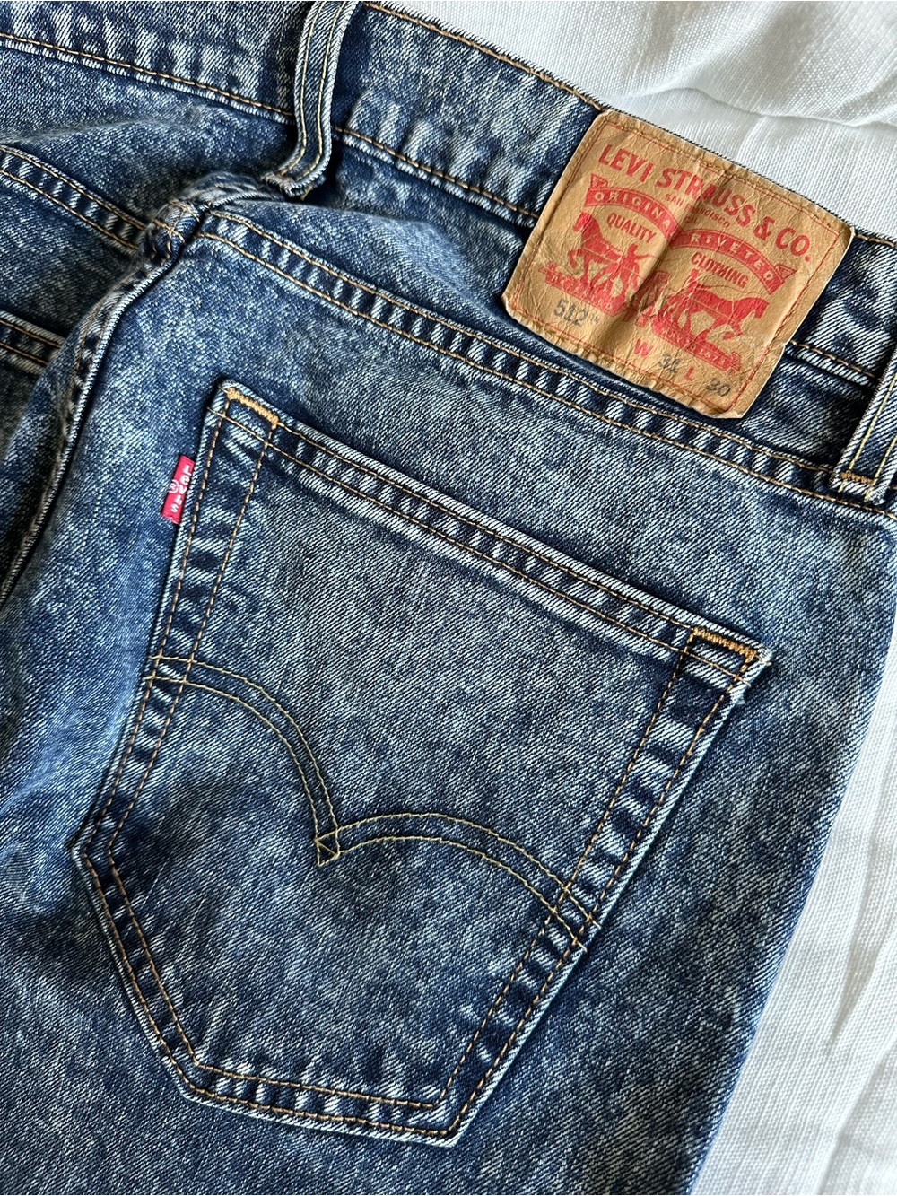 Levi's 512 acid wash Jeans 31x30